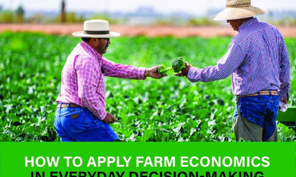 Farmer applying economic principles to balance costs, manage resources, and make smarter financial decisions daily